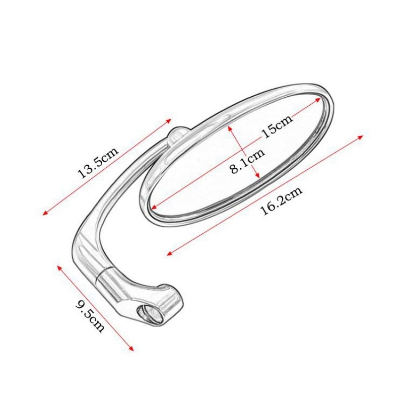 Gương chiếu hậu xe máy cho các dòng xe classic