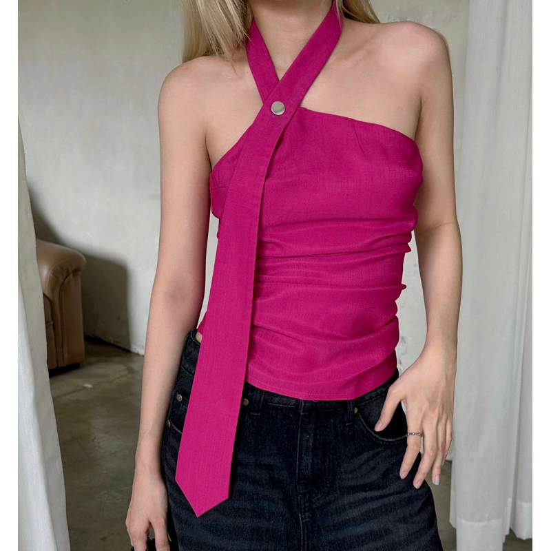 LINISS - PINK TIE SHIRT