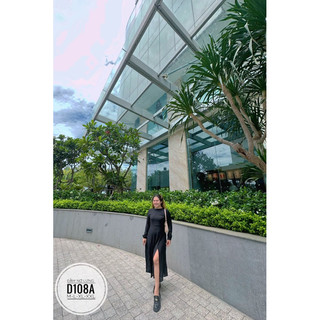 Bigsize Đầm nơ lưng D108A