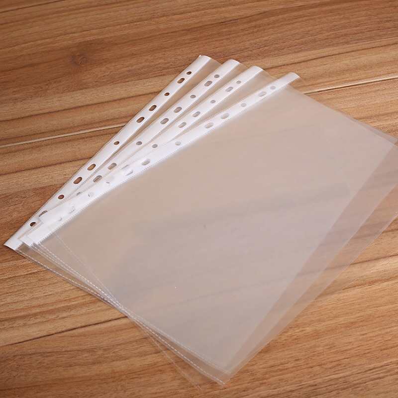 Set 100 túi nilon đựng hoá đơn A4