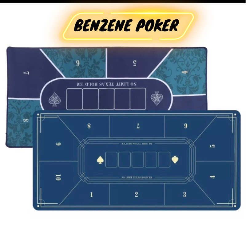 Thảm Poker cao su mặt nỉ chuyên nghiệp siêu bền size 60x120cm