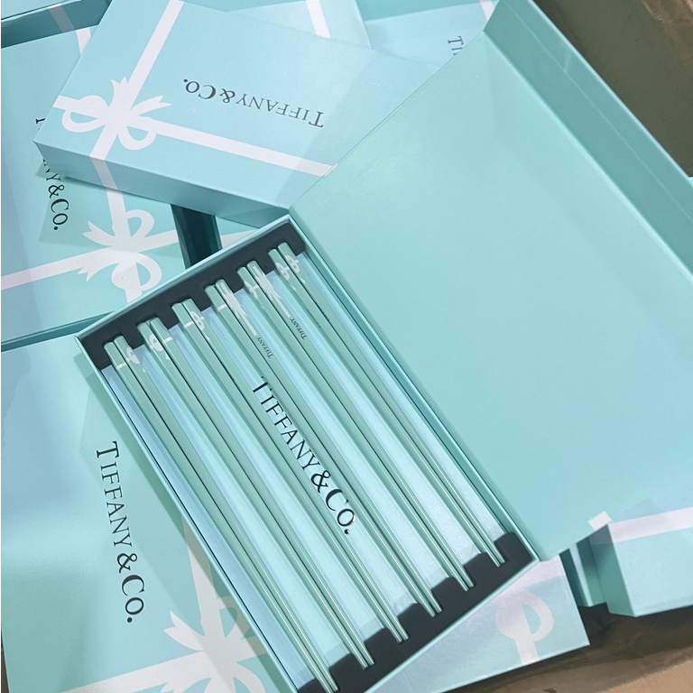 [Giá hủy diệt] Set Đũa Kèm Túi TIFFANY Set 6 Đôi Đũa Sứ Cao Cấp Tiffany Chống Trượt Chống Nấm Mốc