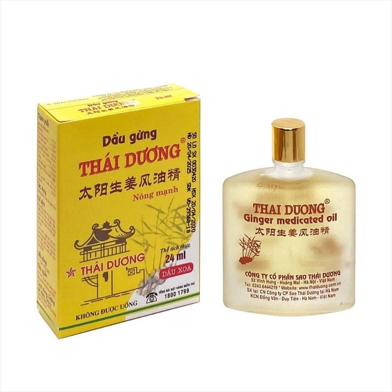 Dầu gừng thái dương