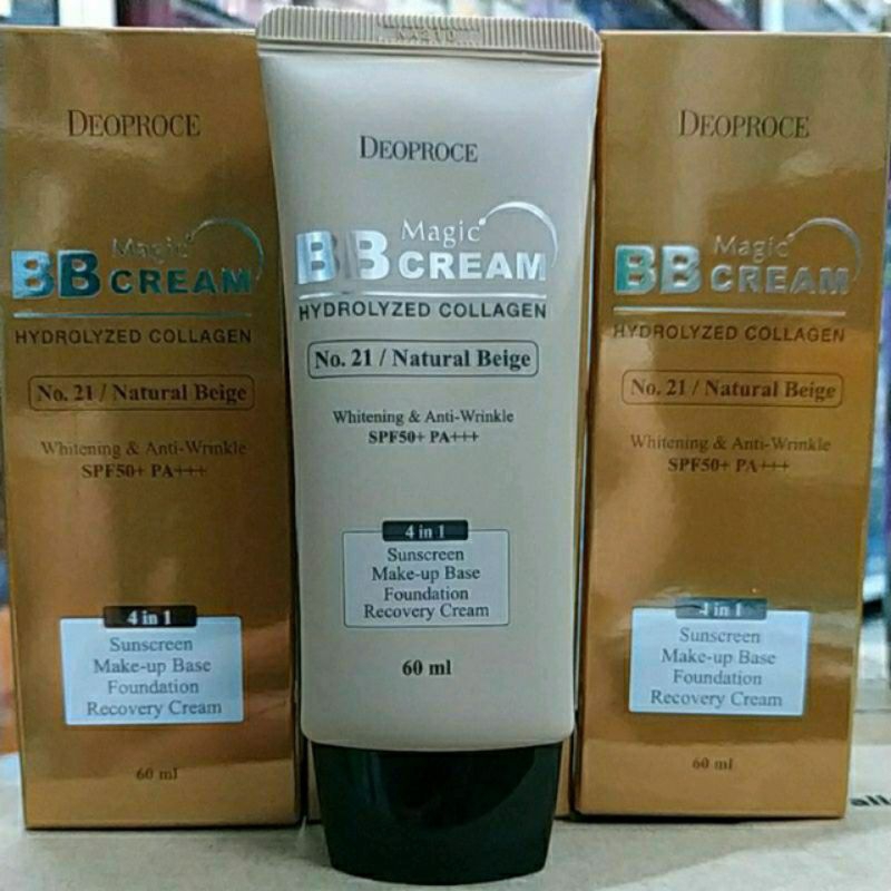 KEM NỀN HOÀN HẢO DEOPROCE BB CREAM MAGIC 60ML, CHỐNG NẮNG VÀ BẢO VỆ DA