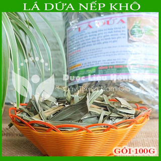 100g LÁ DỨA NẾP sấy lạnh khô sạch - congtyduoclieuhonglan