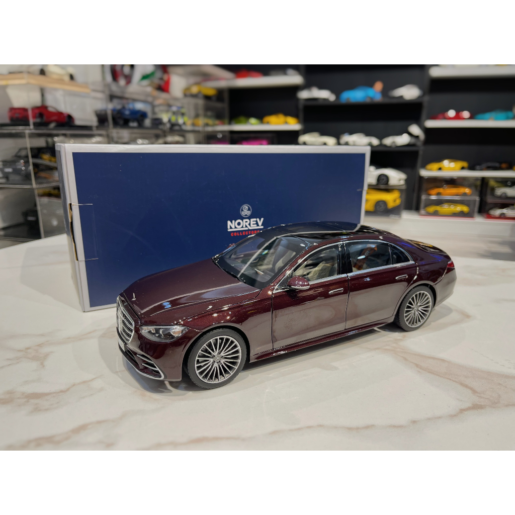 XE MÔ HÌNH MERCEDES BENZ S-CLASS AMG 2021,TỶ LỆ 1/18 NOREV