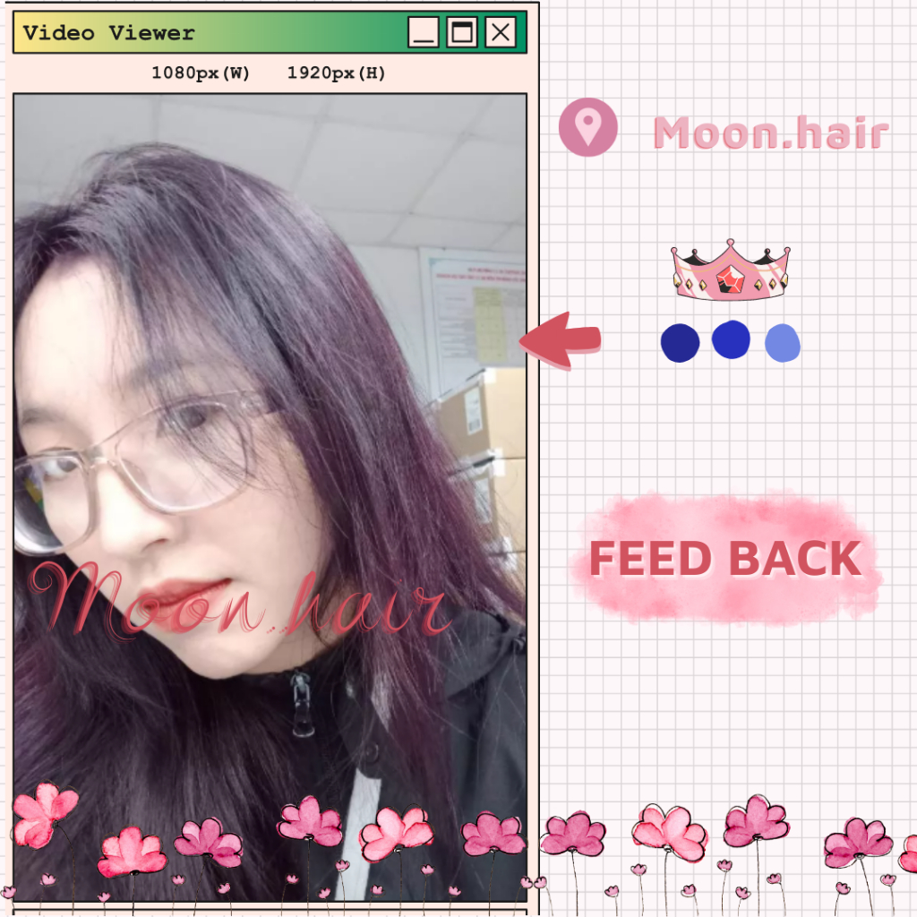 Thuốc nhuộm tóc TÍM THAN ĐEN | Kèm Oxy, viên dưỡng, bao tay, mũ trùm | Hạ nền tóc sáng