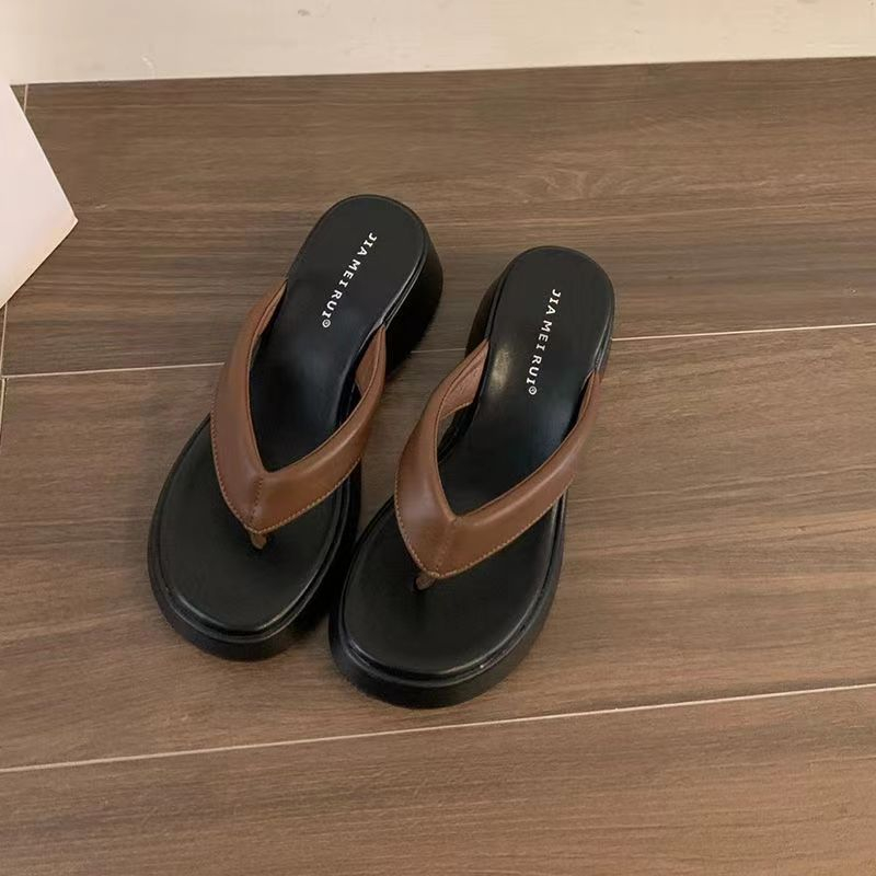 Dép cho sỏ quai dép lê xỏ ngón đế dày bánh xốp