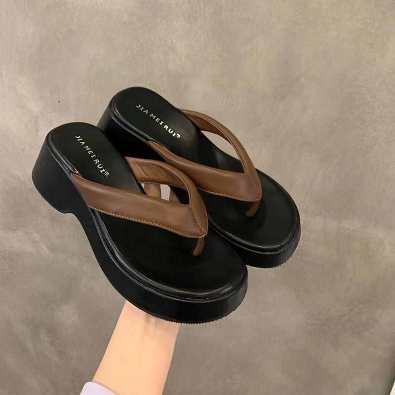 Dép cho sỏ quai dép lê xỏ ngón đế dày bánh xốp