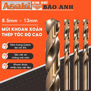 Mũi khoan inox đa năng NACHI Nhật Bản 8,5mm - 12,5mm, mũi khoan bê tông, sắt, gỗ chính hãng-Dùng được cho nhiều loại máy