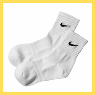 Tất Vớ Nike Trắng Cổ Cao/Thấp,Tất Vớ Dệt Kim Thời Trang