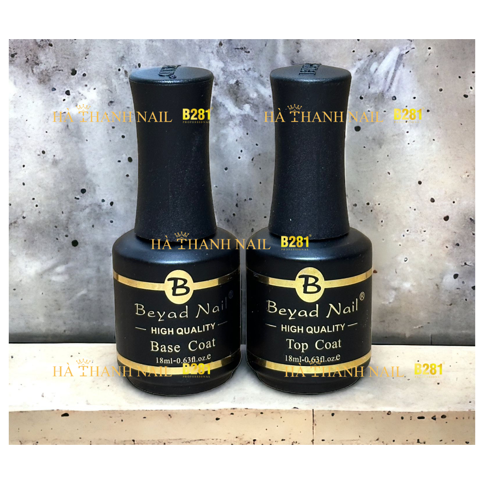 Base Top Beyad Nail Mỹ, Sơn Gel Base Top Siêu Bền Bóng Chính Hãng