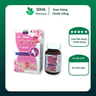Bổ huyết điều kinh USVIP – Hỗ trợ điều hòa kinh nguyệt, tăng nội tiết tố nữ