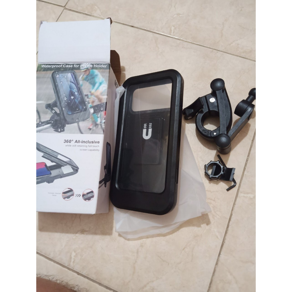 Kẹp Giá Đỡ Điện Thoại Xe Máy Chống Nước -  Chống Mưa - Dành Cho Xe Máy Đi Mưa