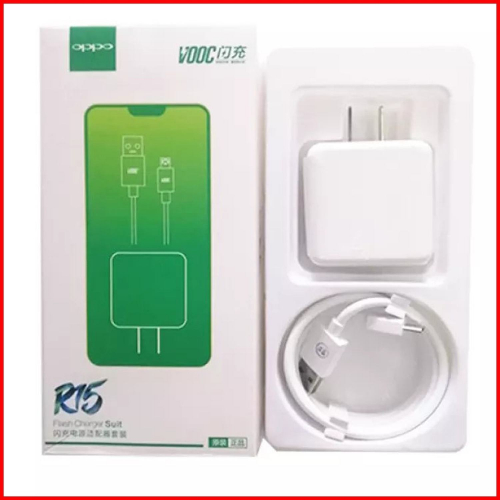 Bộ sạc Siêu Nhanh OPPO VOOC R15 - Chân MicroUSB - Dành Cho OPPO/REALME F11/F11 Pro/ Reno2\2f... Realme3/5/Pro