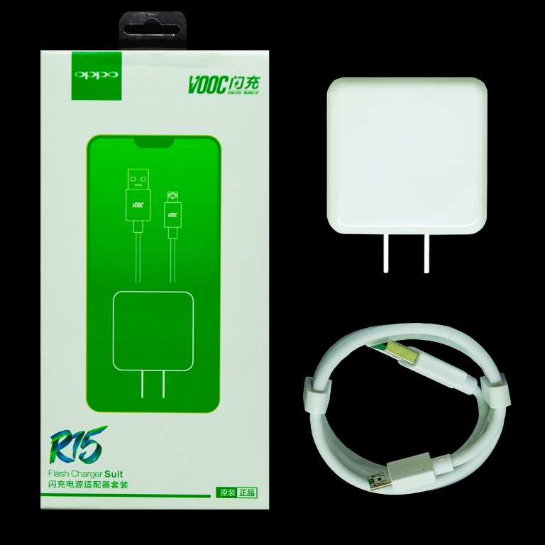 Bộ sạc Siêu Nhanh OPPO VOOC R15 - Chân MicroUSB - Dành Cho OPPO/REALME F11/F11 Pro/ Reno2\2f... Realme3/5/Pro
