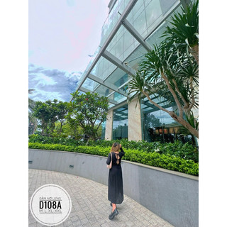 BIGSIZE Đầm nơ lưng D108A