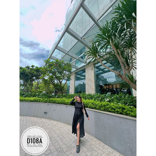 BIGSIZE Đầm nơ lưng D108A
