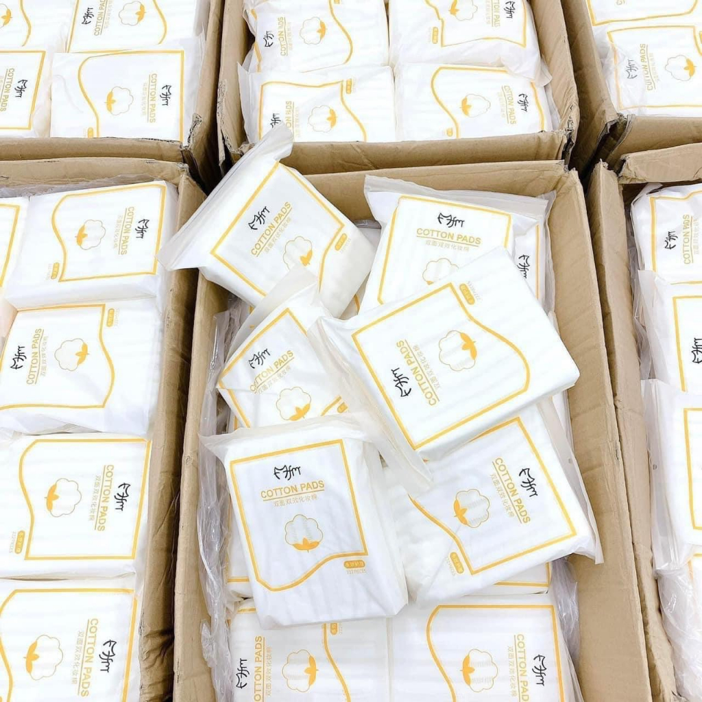 Bông tẩy trang, Bông tẩy trang 3 lớp cotton pads 222 miếng mềm mịn