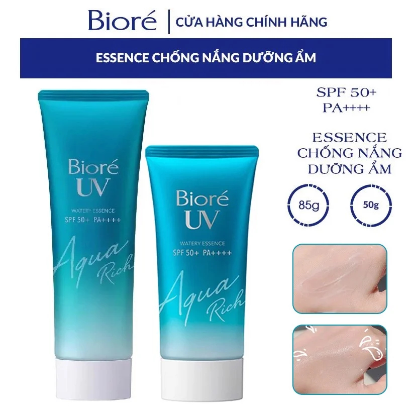 Essence Chống Nắng Màng Nước Dưỡng Ẩm Bioré UV Aqua Rich Watery SPF50+/PA++++ 50g