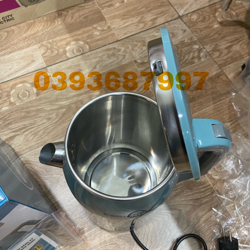 Ấm Siêu Tốc KORICHI-KRC 5128 Dung Tích 2,8L-Công Suất 1500w-Chất Liệu inox Siêu Bền-Bảo Hành 12 Tháng