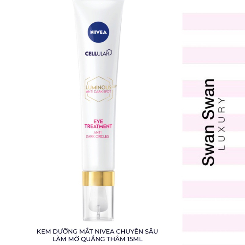 Kem Mắt Nivea Luminous Dưỡng Trắng Quầng Thâm 15ml
