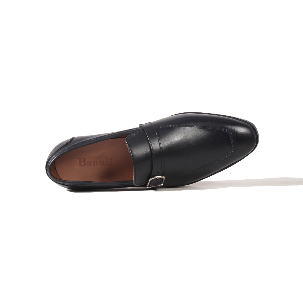 Giày Lười Nam BANULI H1ML1M0 (100% Da Bò Ý Mặt Ngoài Và Lót Trong, Siêu Nhẹ Siêu êm, Chính Hãng)