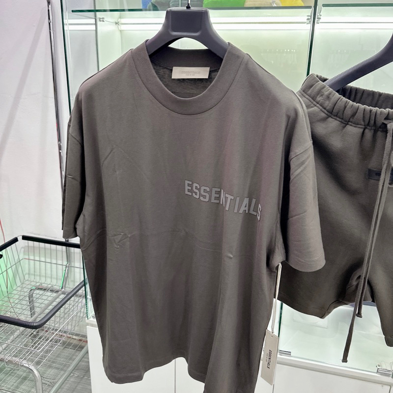 ⚡️ - Set Quần Áo FOG Fear Of God ESSENTIALS SS23 OFF BLACK, Combo bộ quần áo FOG ESSENTIALS