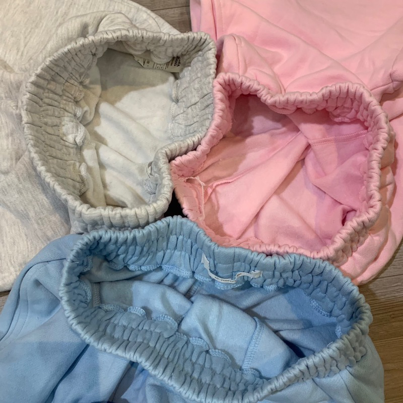 Quần jogger nỉ bông bé gái, dòng đại, hàng dư