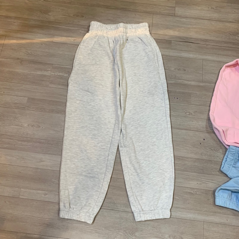 Quần jogger nỉ bông bé gái, dòng đại, hàng dư