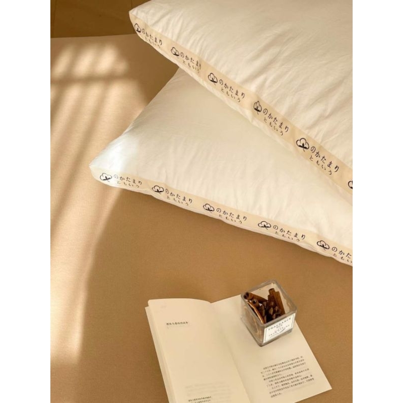 Gối Bông Đậu Tương Vải Cotton Nhập Khẩu Cao Cấp