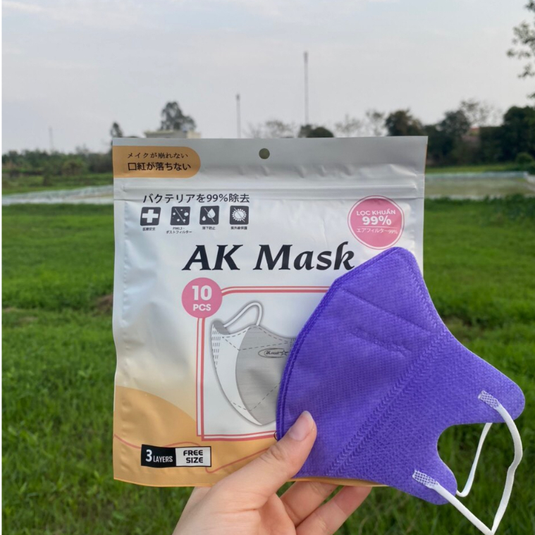 Chiếc Khẩu Trang 5D AK Phạm Thoại - Khẩu Trang 3 Lớp Nhiều Màu