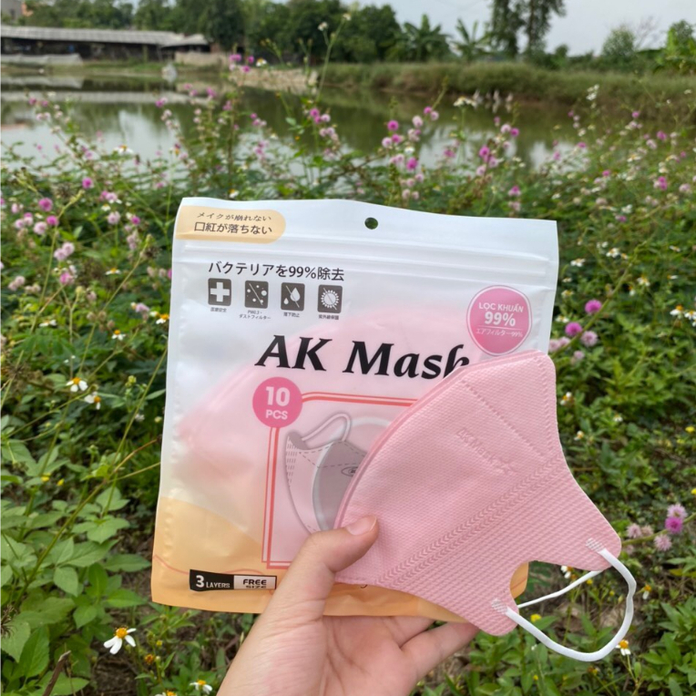 Chiếc Khẩu Trang 5D AK Phạm Thoại - Khẩu Trang 3 Lớp Nhiều Màu