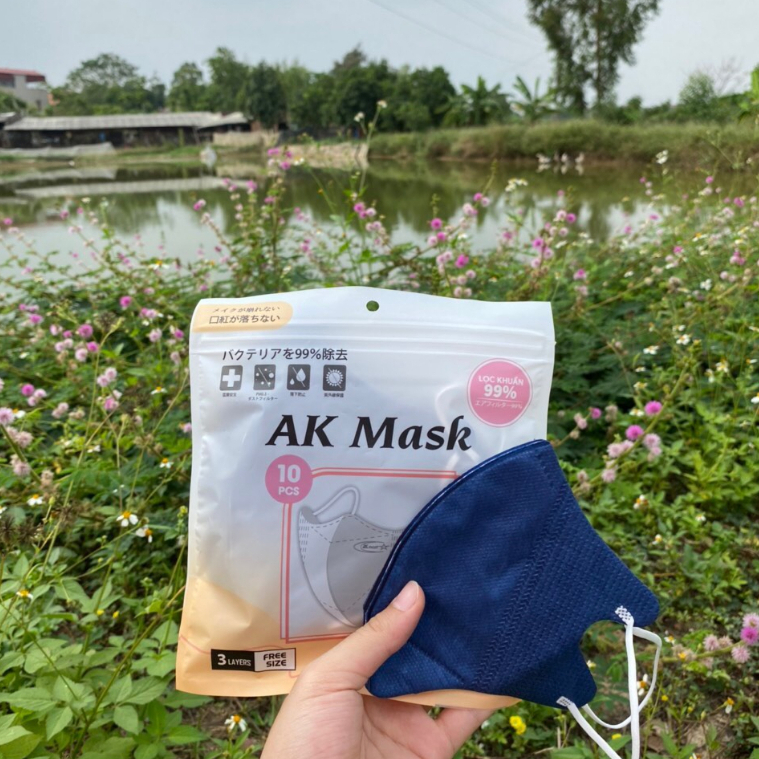 Chiếc Khẩu Trang 5D AK Phạm Thoại - Khẩu Trang 3 Lớp Nhiều Màu