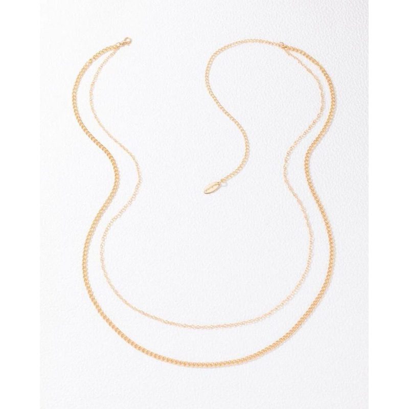 Hàng có sẵn | Dây chuyền đeo eo 2 lớp