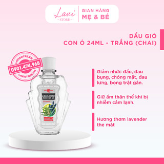Dầu gió con ó 24ml - trắng