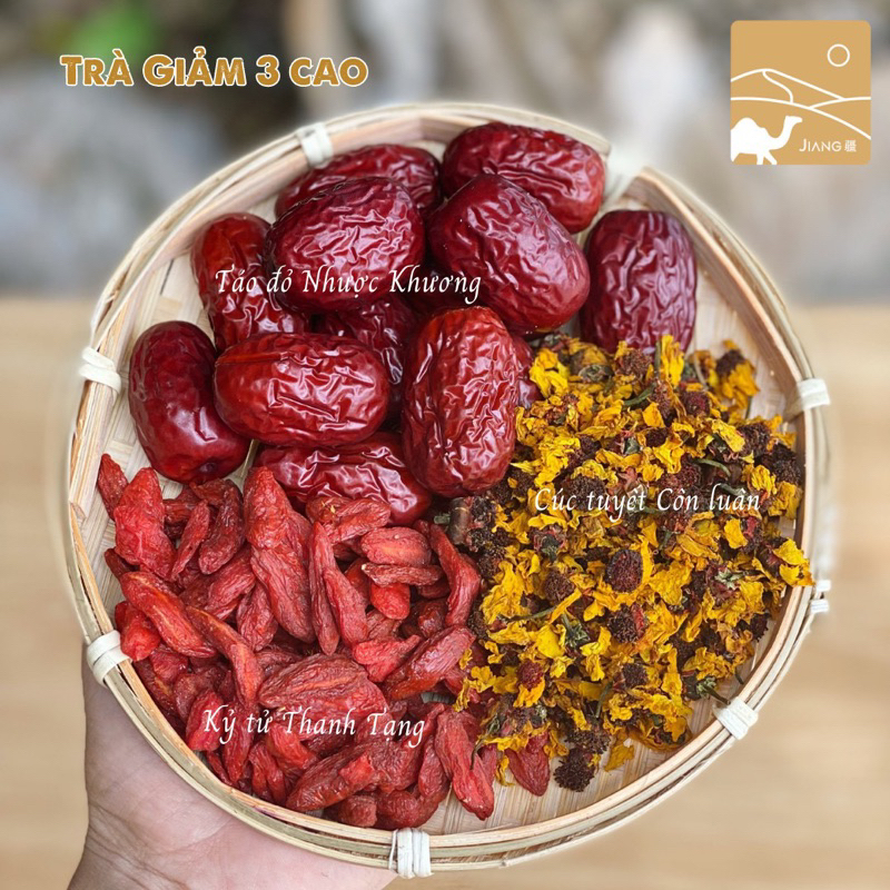 Combo Táo đỏ Nhược Khương, Kỷ tử Thanh Tạng, Set Trà mix thượng hạng