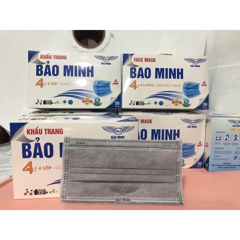 Khẩu trang 4 lớp Bảo minh