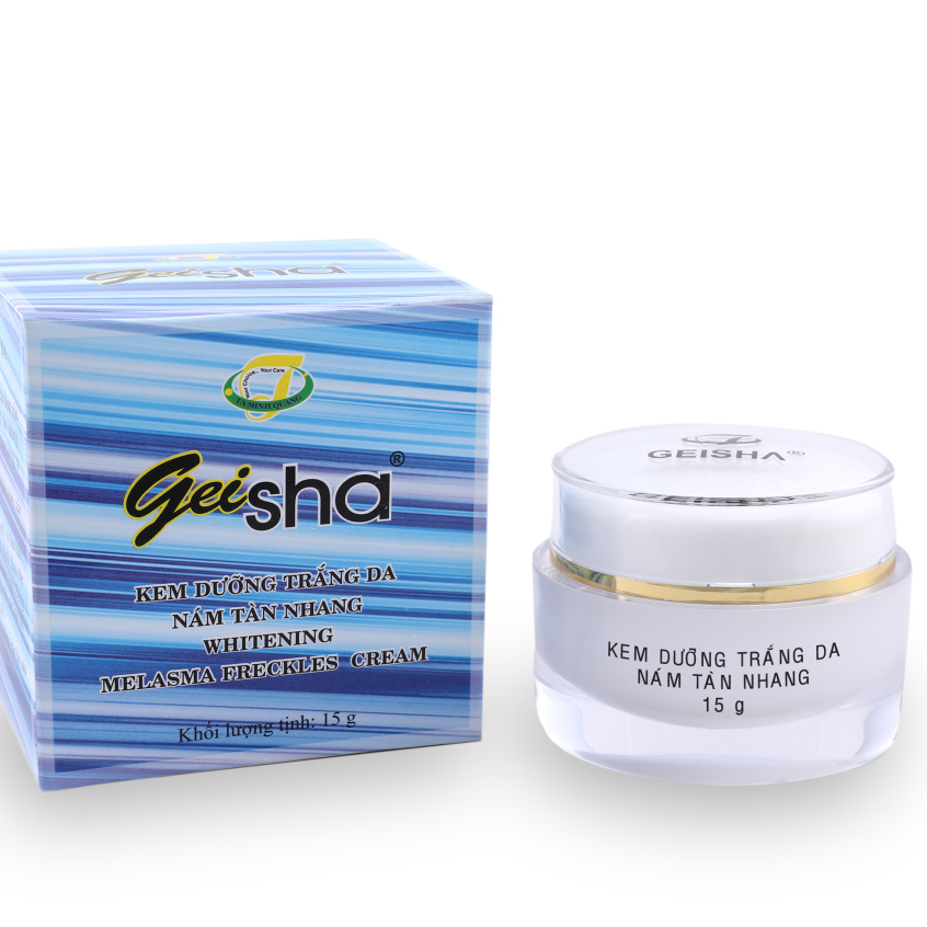 Geisha kem dưỡng trắng da nám tàn nhang 15g