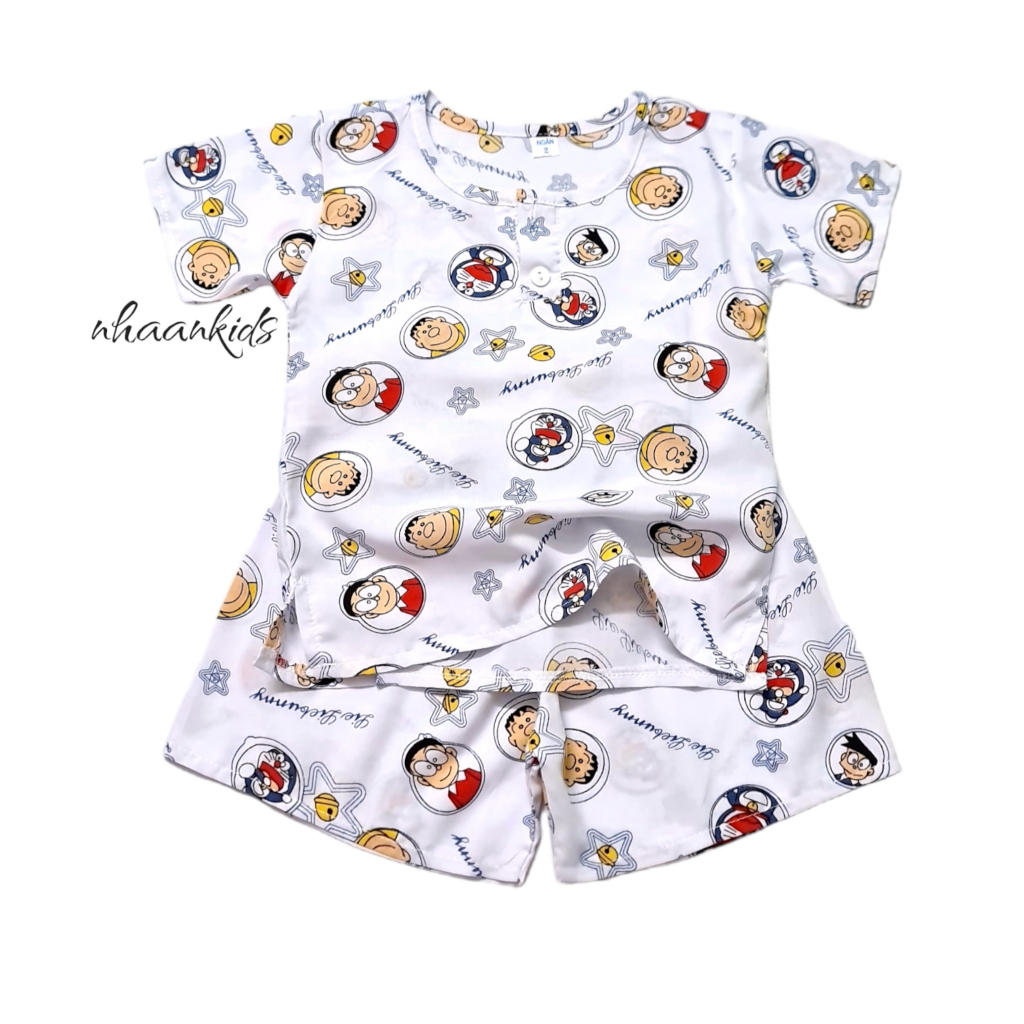 BỘ TOLE  LANH SIÊU MÁT TAY NGẮN CHO BÉ TRAI - NHÀ AN