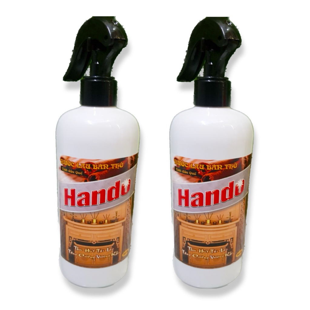Nước lau bàn thờ, ông địa chiêu tài khai trương, tinh chất quế và thảo mộc giúp tẩy quế - chai 500ml - Date mới 36 tháng