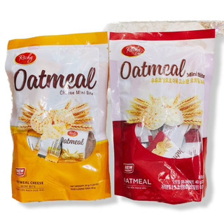 Combo 5 gói bánh yến mạch vị phô mai, vị sữa Richy Oatmeal (mỗi gói 35g- date mới 12 tháng)