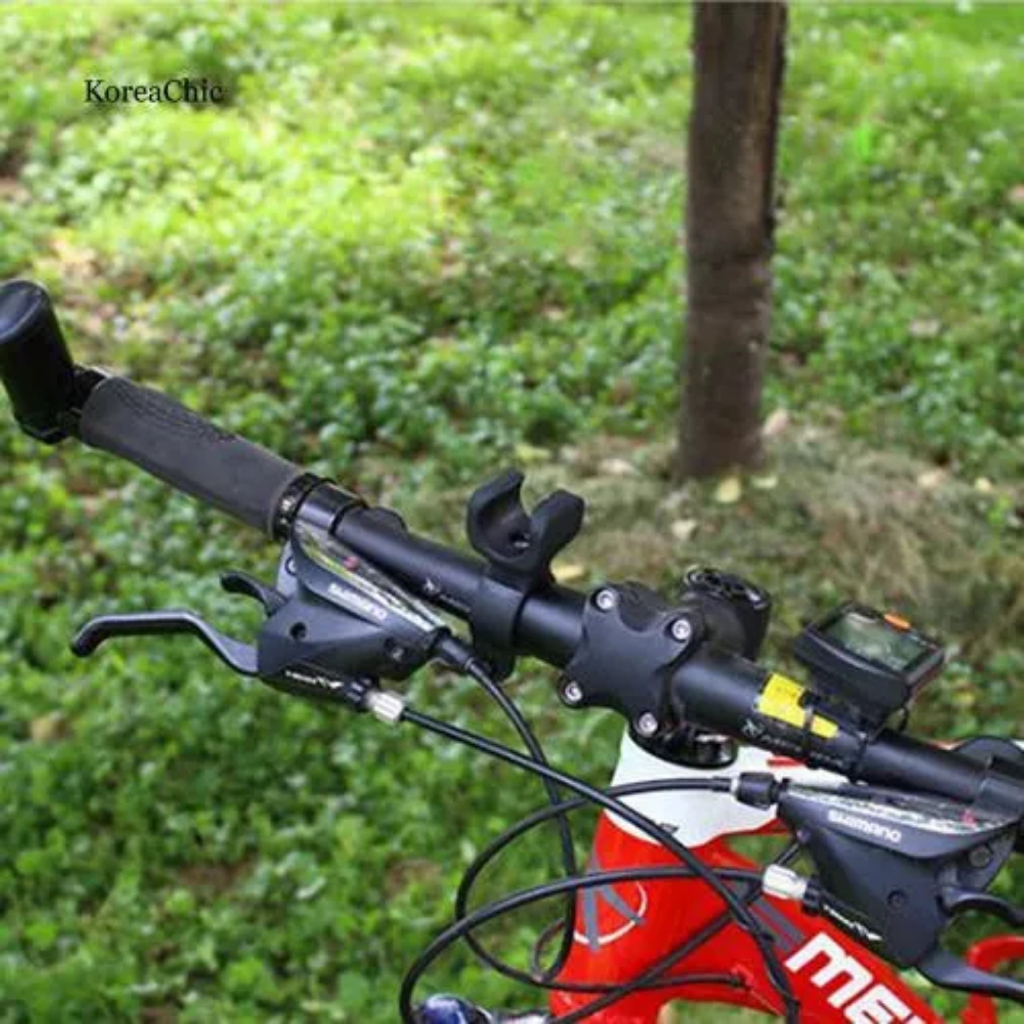 Kẹp đèn pin cho xe đạp, xoay 360 độ,