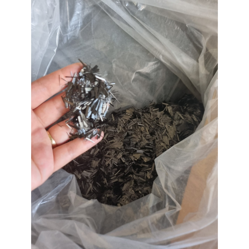 Sợi vụn carbon 10mm (100gr)