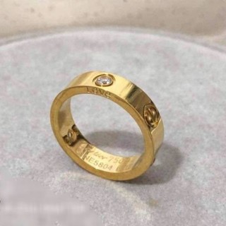 Hàng 2hand si tuyển Nhật- nhẫn nữ mạ vàng sáng hiệu dập