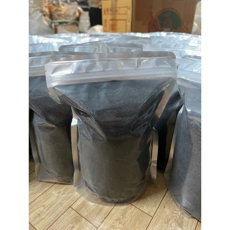 1 Ký Bột Mè Đen Rang Chín Nguyên Chất 100%- mè quê, rửa sạch, rang chín thơm lừng