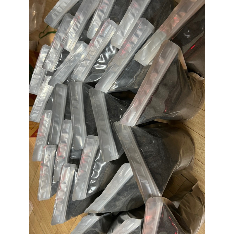 1 Ký Bột Mè Đen Rang Chín Nguyên Chất 100%- mè quê, rửa sạch, rang chín thơm lừng