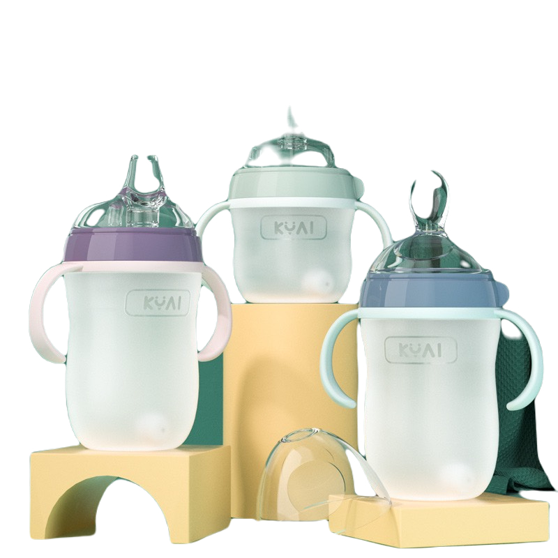 Bình Sữa Kyai Silicon Nano Núm Ti Siêu Mềm, Chống Sặc Cho Bé