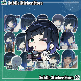 - Set 10/15 cái Sticker Yelan game Genshin Impact hình dán trang trí siêu đẹp chống nước chống xước