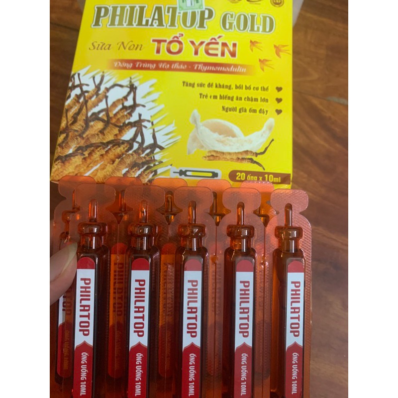 Siro PHILATOP GOLD TỔ YẾN Giúp bổ sung các acid amin